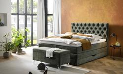 Produktbild von Boxspringbett ca. 212 x 134 x 184 cm MONDO                 grün
     | Möbel Inhofer
