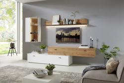 Produktbild von Wohnwand Ideal                 Holzwerkstoff
                    weiß
     | Möbel Inhofer