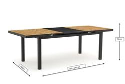 Produktbild von Gartentisch                 Holz
                    mehrfarbig
    ca. 180 x 76 x 100 cm 
| Möbel Inhofer