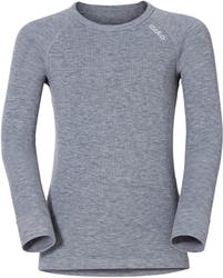 Produktbild von Jugend-Funktionswäsche l/s crew neck WARM KID, 128, grey melange