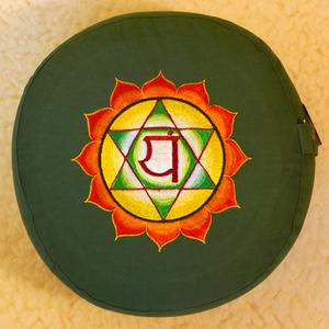 Angebotsbild von Meditationskissen Chakra Grün